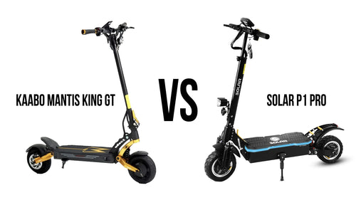 GoEcoRide P1 Pro vs. Kaabo Mantis King GT: Comprehensive eScooter Comparison for 2024