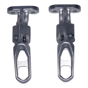 GoEcoRide E-Clipse Silver Footpegs Set