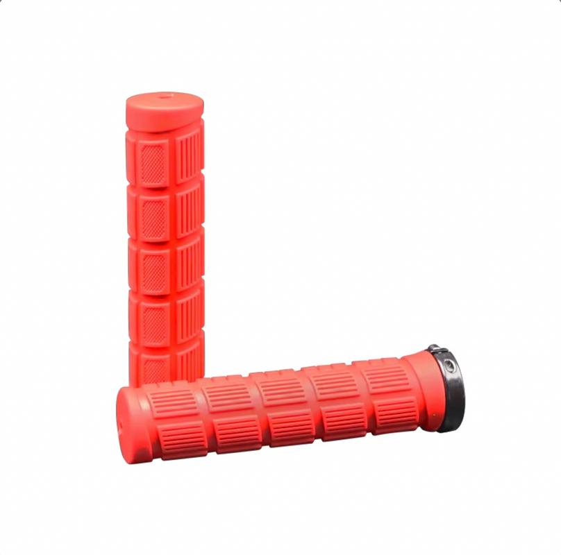 Handlebar Grips with Soft Anti-slip Rubber, Single Lock-on - GoEcoRide Scooters