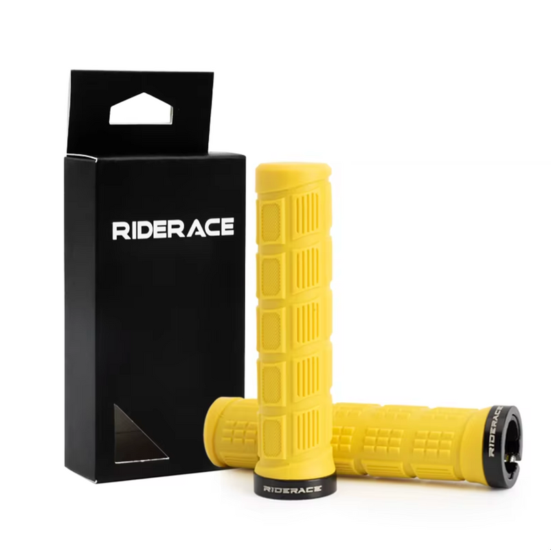Handlebar Grips with Soft Anti-slip Rubber, Single Lock-on - GoEcoRide Scooters