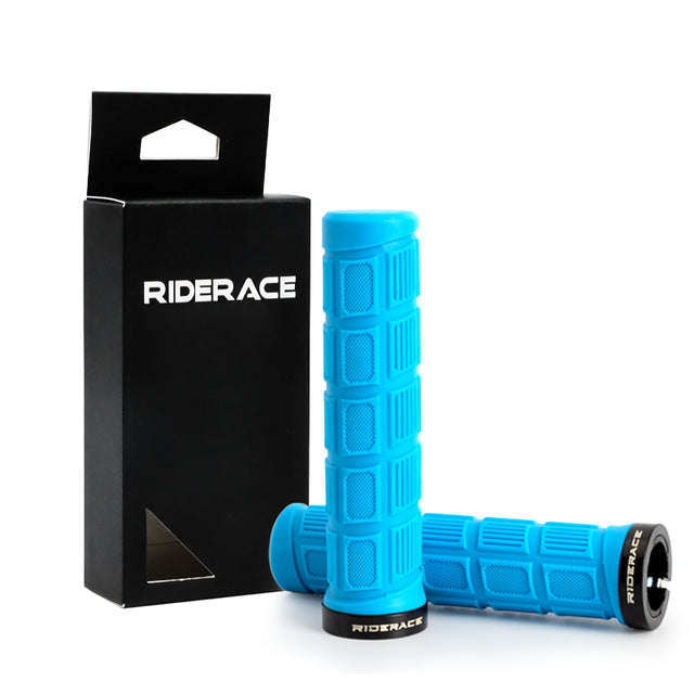 Handlebar Grips with Soft Anti-slip Rubber, Single Lock-on - GoEcoRide Scooters