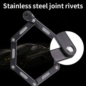 Heavy Duty Alloy Steel Foldable Scooter Lock with Mounting Bracket - GoEcoRide Scooters - GoEcoRide Scooters