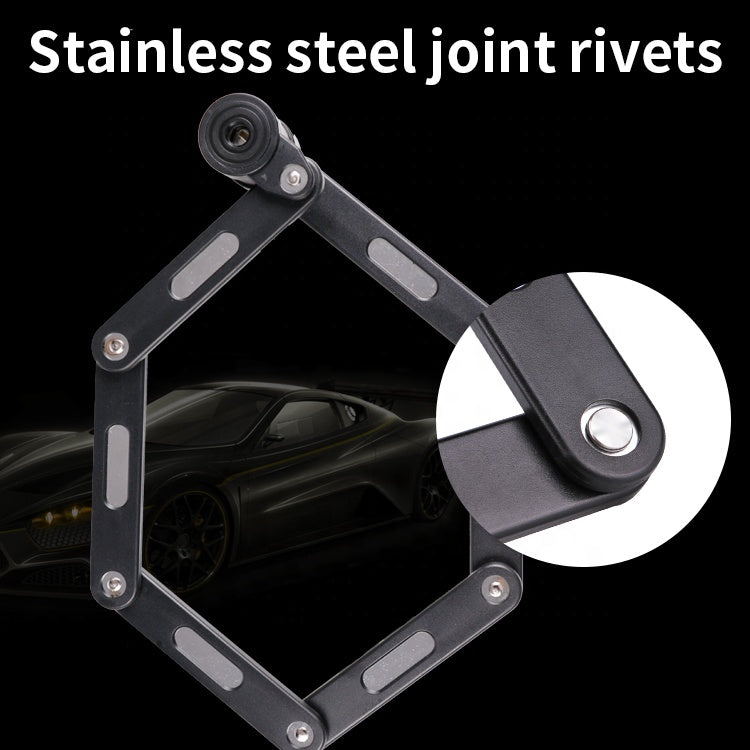 Heavy Duty Alloy Steel Foldable Scooter Lock with Mounting Bracket - GoEcoRide Scooters - GoEcoRide Scooters