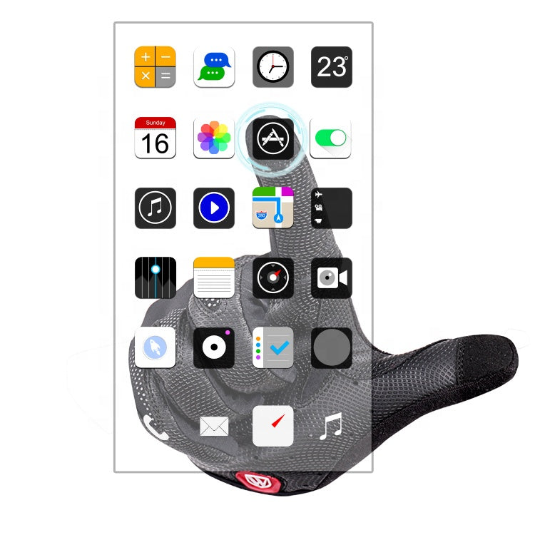 Full Fingerprint Riding Gloves Outdoor With Touch Screen - GoEcoRide Scooters - GoEcoRide Scooters