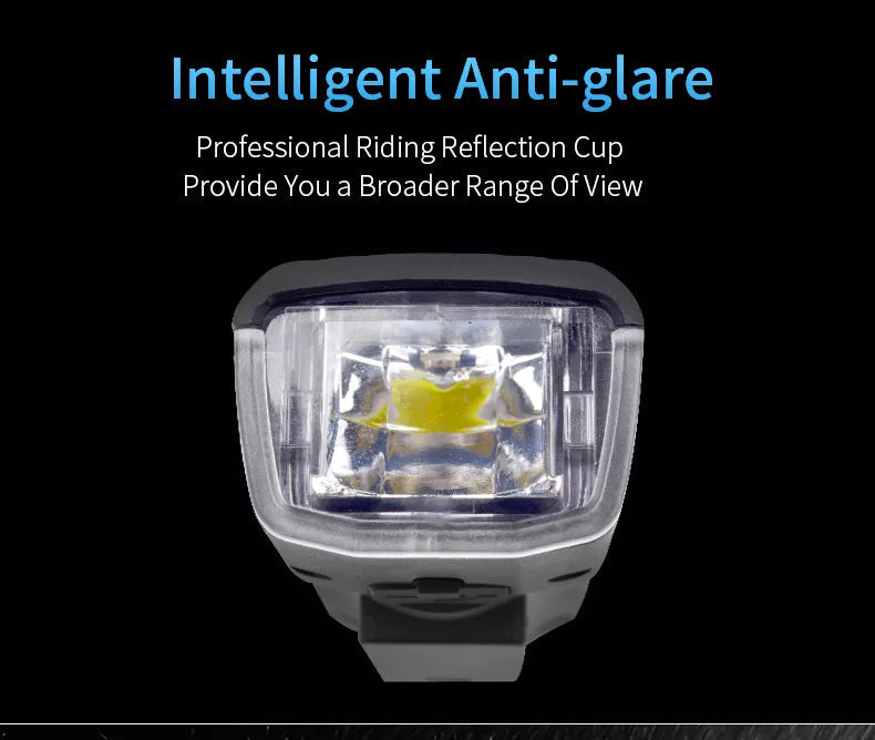 Light Smart Sensor Anti-glare With 250 Lumens And USB Rechargeable - GoEcoRide Scooters - GoEcoRide Scooters