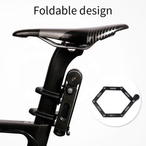 Heavy Duty Alloy Steel Foldable Scooter Lock with Mounting Bracket - GoEcoRide Scooters - GoEcoRide Scooters