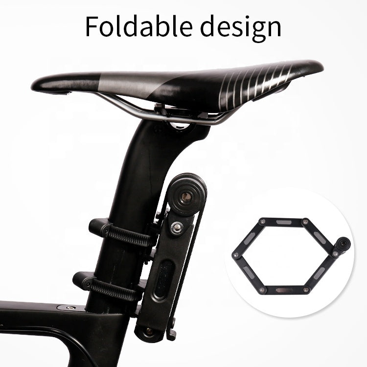 Heavy Duty Alloy Steel Foldable Scooter Lock with Mounting Bracket - GoEcoRide Scooters - GoEcoRide Scooters