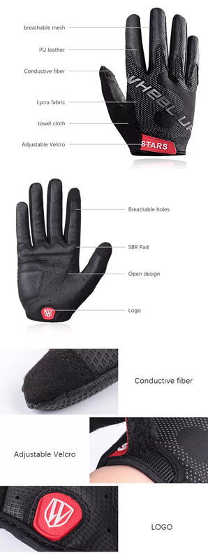 Full Fingerprint Riding Gloves Outdoor With Touch Screen - GoEcoRide Scooters - GoEcoRide Scooters