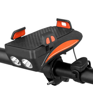 Multi Use Phone Holder - Phone Charger, Light and Horn - GoEcoRide Scooters